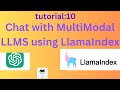 chat with MultiModal LLMS using LlamaIndex|tutorial:10