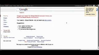 Google Chuck Norris Joke