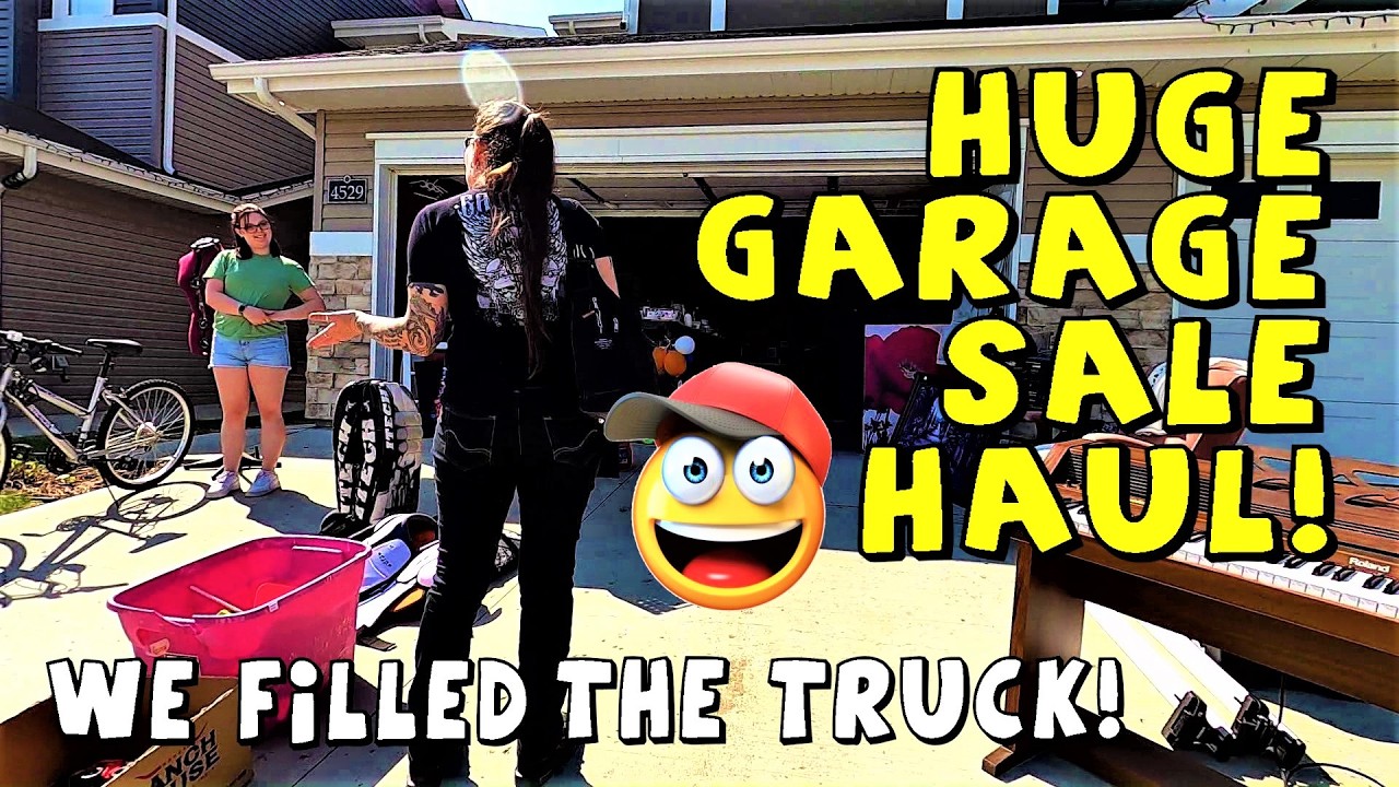Ep708:  Massive Garage Sale Haul - Sterling Silver, Vintage Watches, Vintage Furniture AND MORE!  😮
