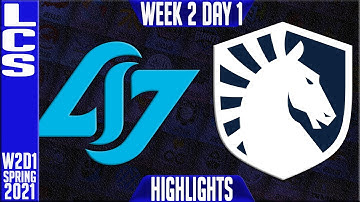 CLG vs TL Highlights | LCS Spring 2021 W2D1 | Counter Logic Gaming vs Team Liquid