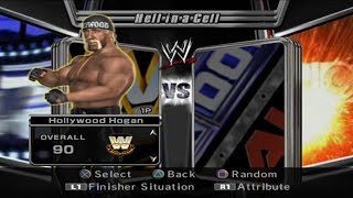 WWE Smackdown vs Raw 2006 (PS2) Hidden Wrestlers (1/12): Hollywood Hulk Hogan gameplay