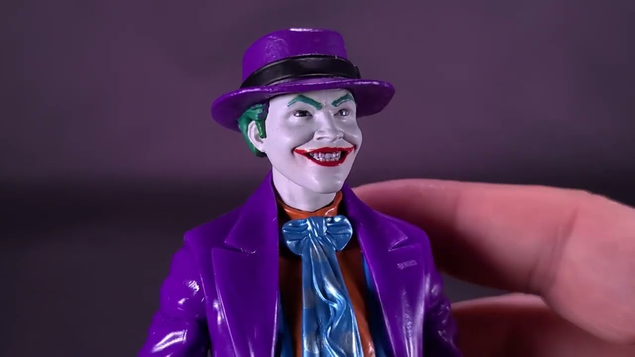 McFarlane Toys DC Multiverse Batman 1989 The Joker Figure Review‬