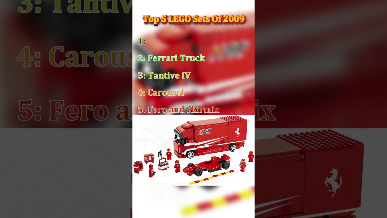 Top 5 LEGO Sets of 2009!