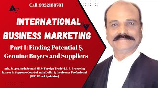 admin/ajax/International Business Marketing Part 1: Finding Potential & Genuine Buyers and Suppliers