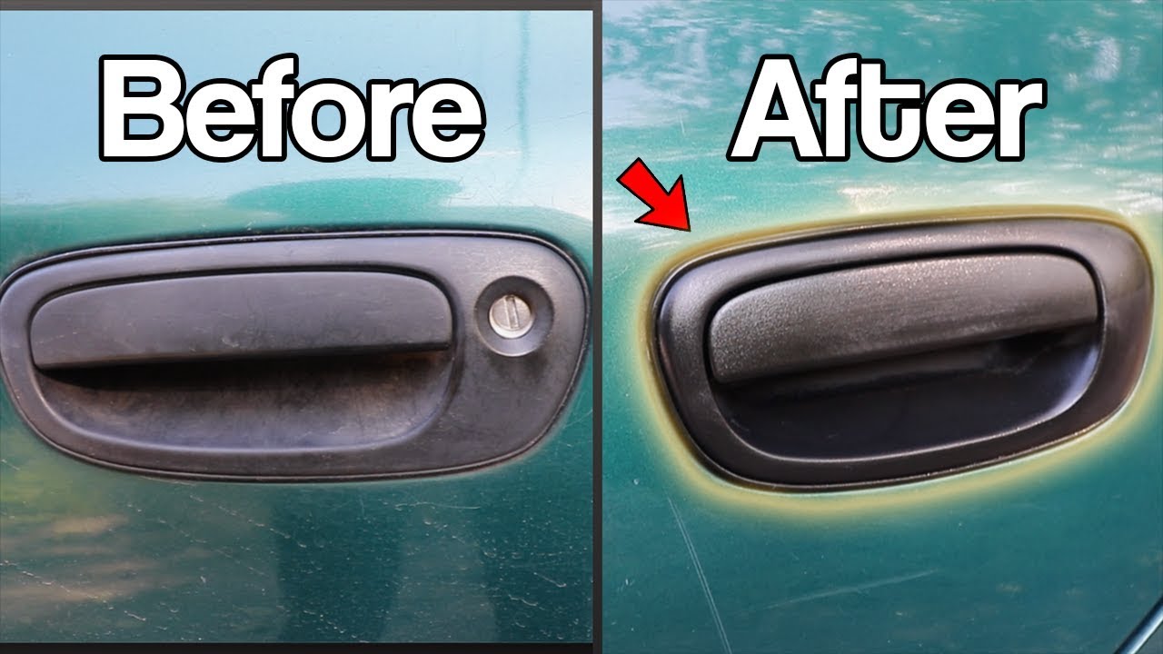 How To Restore Black Car Trim