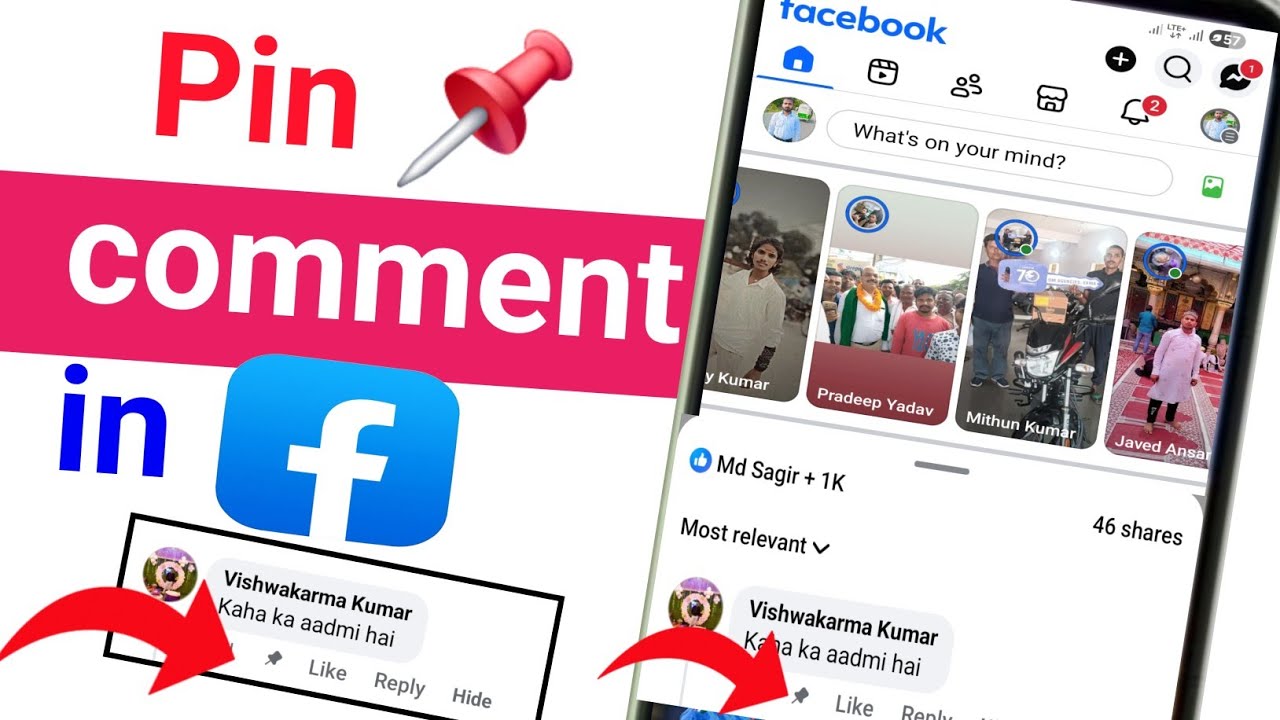 Facebook comment ko pin 📌 kaise karen| how to pin facebook comment| jklaborious ||