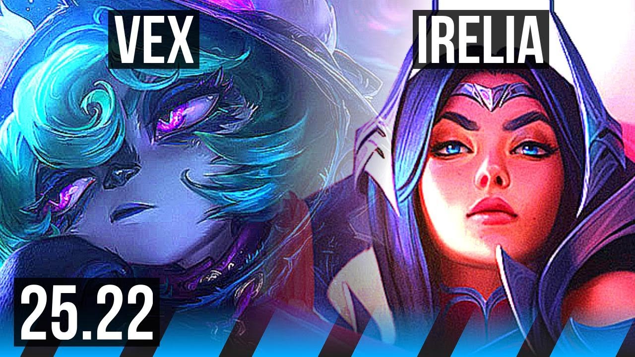 VEX vs IRELIA (MID) | 8 solo kills, 11/2/10, Legendary | EUW Master | 25.22