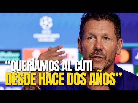 Diego SIMEONE after the victory against MANCHESTER UNITED in the CHAMPIONS LEAGUE: Full press con...