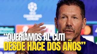 Diego SIMEONE after the victory against MANCHESTER UNITED in the CHAMPIONS LEAGUE: Full press con...