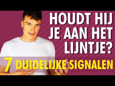 7 Signalen dat hij je aan het lijntje houdt