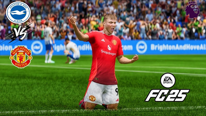 FC 25 - The last minute goal Man United vs. Brighton - Premier League [4k60fps]