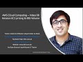 AWS Cloud Computing - Video 08 - Amazon EC2 Pricing and EBS Volume