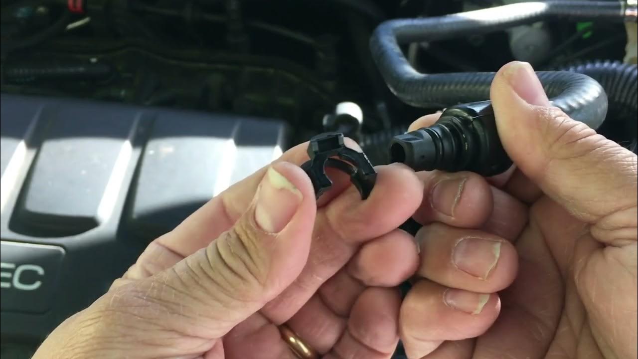 Chevy Cruz Coolant Return Hose Replacement - Replacement start to