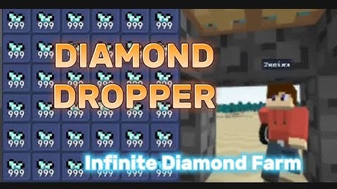How To Build DIAMOND DROPPER in Bloxd.io!