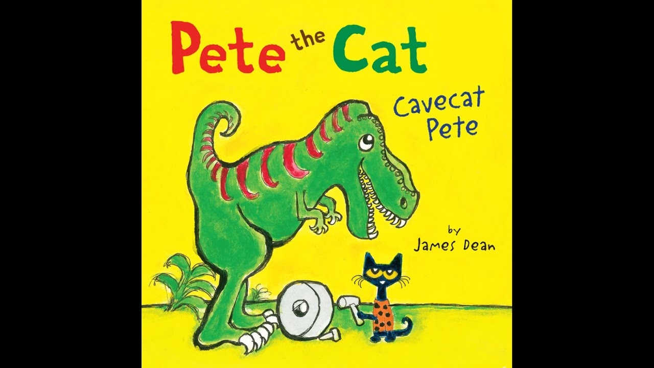 Pete The Cat Cavecat Pete by James Dean | Read by Grandmama - YouTube