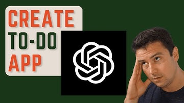 Can ChatGPT AI create a To-Do List App