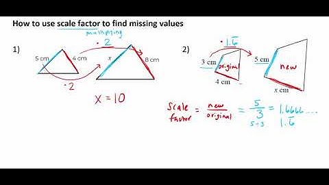 How to use scale factor to find missing values