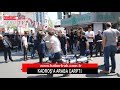 KadroÅŸ'a araba Ã§arptÄ±