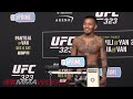 UFC 323 OFFICIAL WEIGH-INS: Pantoja vs Van