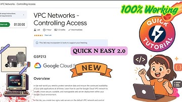 VPC Networks - Controlling Access | Quick Guide #GSP213 #qwiklabs #arcade_facilitator