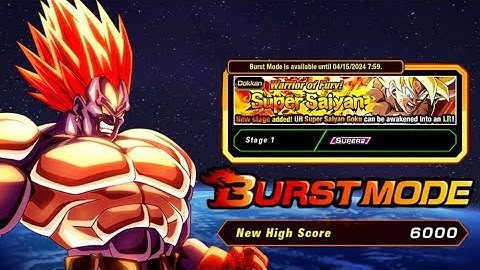 HOW TO GET 6000 BURST MODE SCORE USING TARGET GOKU: SUPER SAIYAN GOKU EVENT: DBZ DOKKAN BATTLE