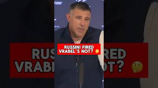 Mike Vrabel RESPONDS After Dianna Russini Fallout #shorts