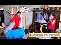 BROKEN TV PRANK ON MOM | PRANK ON MOM GONE HORRIBLY WRONG