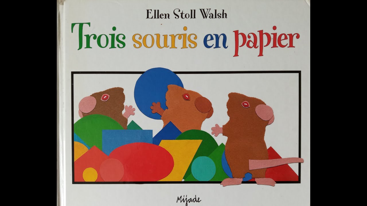 🐁🐁🐁 Trois souris en papier. (Ellen Stoll Walsh) - Histoire racontée par  maîcreeeeesse krokinette - YouTube