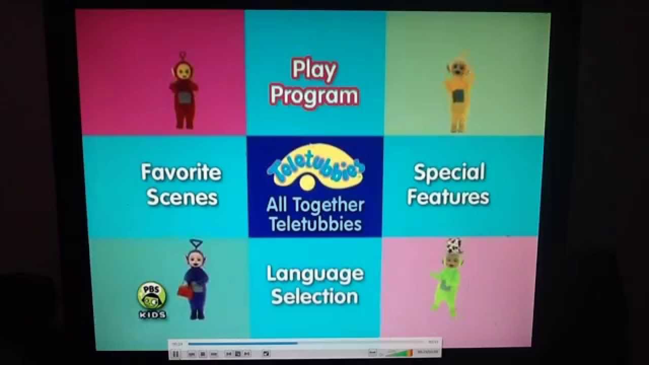 teletubbies dvd menu