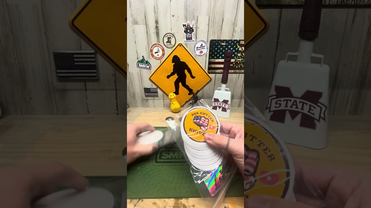 New stickers and a red bone!! 