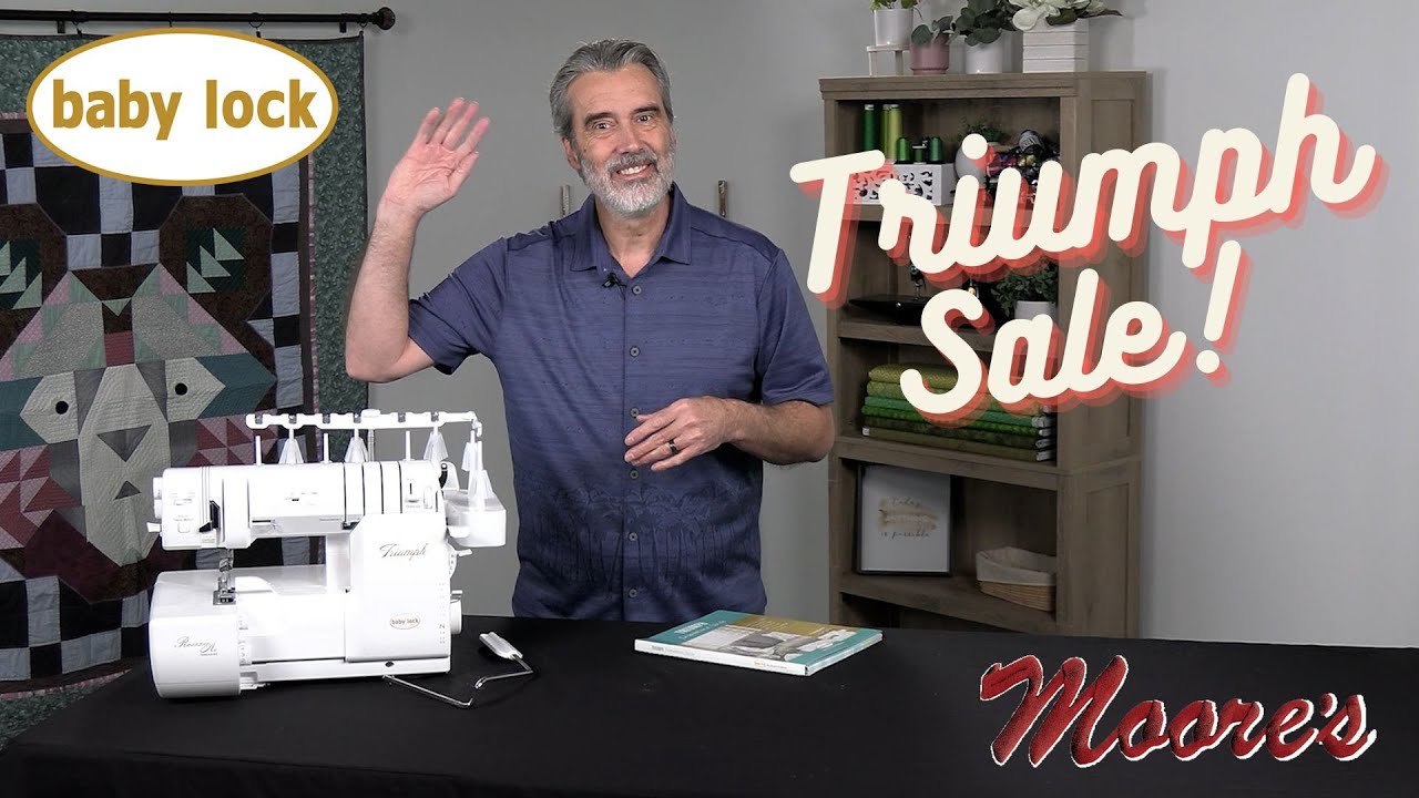 Baby lock Triumph Exciting Announcement! YouTube