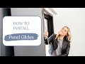 How to install panel glide blinds