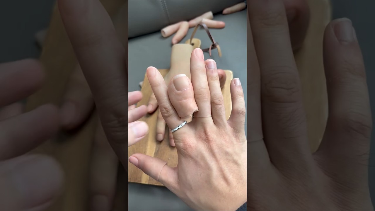 Can You Tell the Difference Super Realistic Silicone Finger 💎