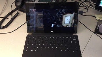 Remote Desktop session from Windows 8 Surface RT tablet to Windows 8 laptop