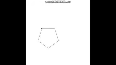 Python Turtle - Draw a pentagon⬠