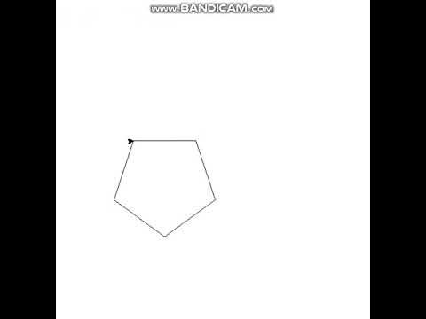 Python Turtle - Draw a pentagon⬠ - YouTube