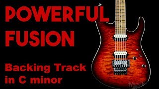 Powerful Fusion Backing Track in Cm #SZBT 4 chords