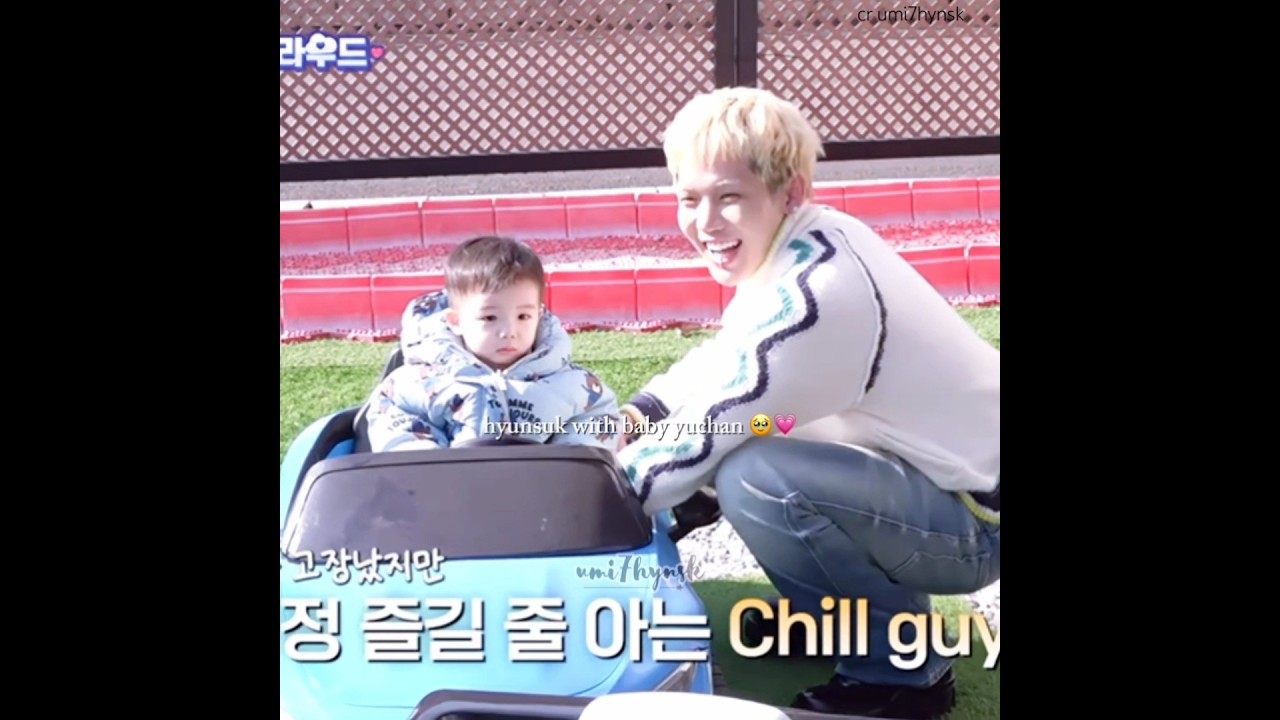Choi Hyunsuk with baby Yuchan🥹 he's gonna be a good dad in the future☺️ #treasure #kpop #shorts