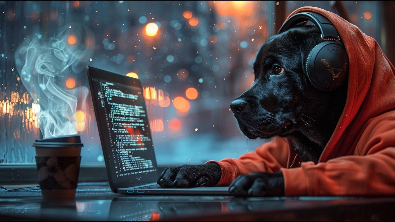 The Black Lab – 4 Hours of Deep Blues Lo-Fi for Focus & Study