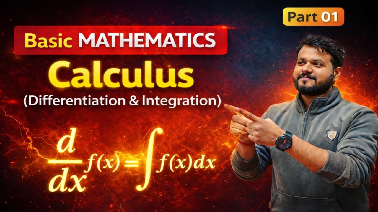 Basic Mathematics Differentiation And Integration For Class 11,12 ,Neet ...