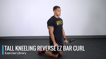 Tall Kneeling Reverse EZ Bar Curl - OPEX Exercise Library