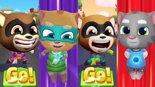 Talking Tom Hero Dash - All Super Heroes Modify Sky Kingdom Crystals Outfits Vs Bosses Unveil Full 🔥