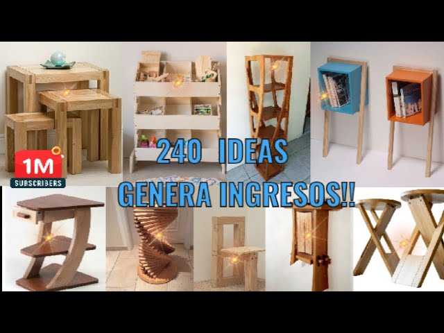 230 Ideas de madera para el Hogar que estan Increíbles puedes hacer y  vender,Genera Ingresos ▶️💸 
