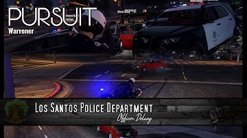 [GTAW] Los Santos Police Department - Pursuit Video - Policebike vs. Warrener - #015