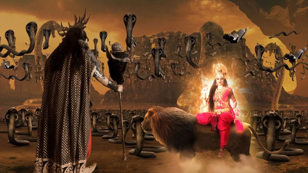 Maha Epiosode: मायासुर के मार्ग को रोकने आए शेषनाग जी के समस्त नाग सेना | Mata Ki Shakti | #serial