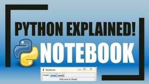 Python | How to Create Separate Tabs using Tkinter Notebook! (Walkthrough)