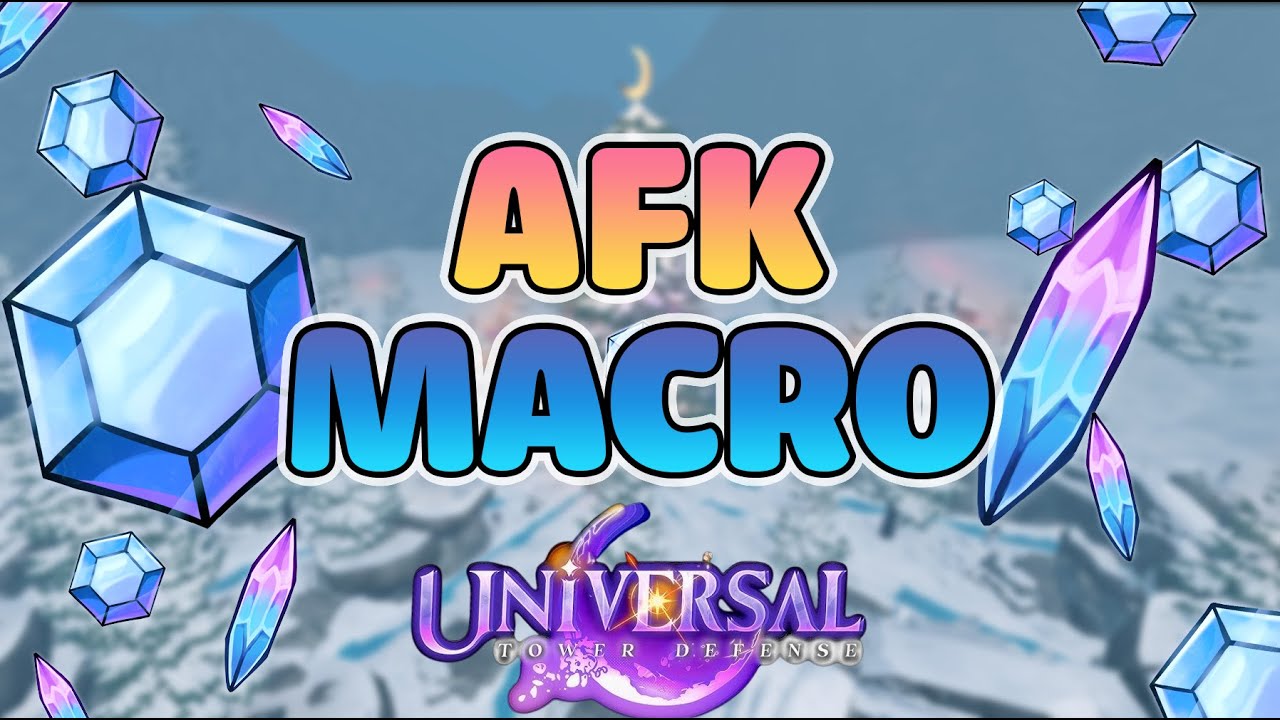 Cách AFK MACRO treo máy tận dụng tính năng Auto Upgrade mới trong Universal Tower Defense | UTD