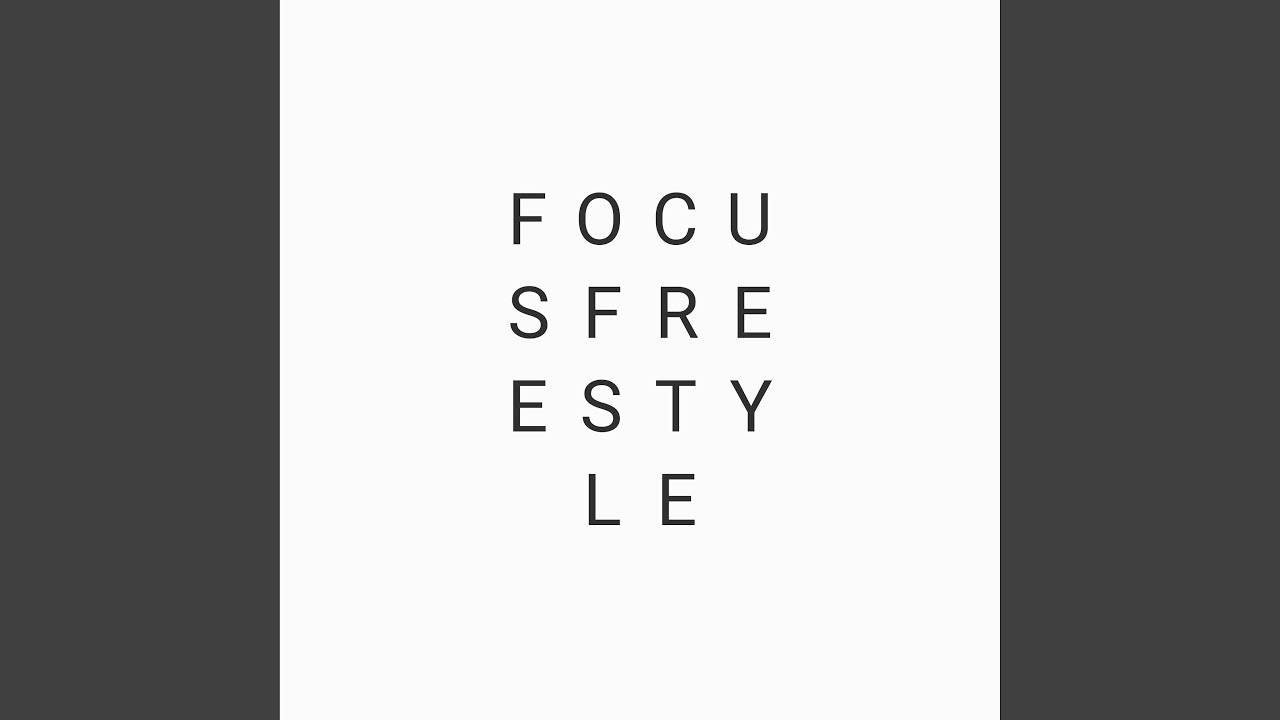 Watch Focus Freestyle on YouTube Watch Focus Freestyle on YouTube