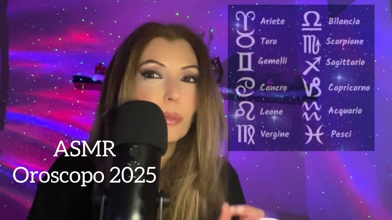 ASMR previsioni oroscopo 2025😌vediamo cosa ci riserverà il nuovo anno segno x segno