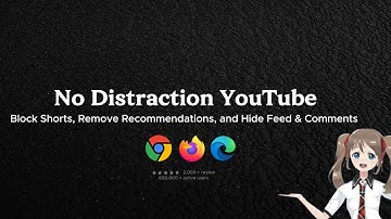 NO Distraction Youtube | Block Shorts, Remove Recommendations, and Hide Feed & Comments | MK Shaon